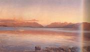 Evening Twilight at the Lake of Zurich (nn02) johan
